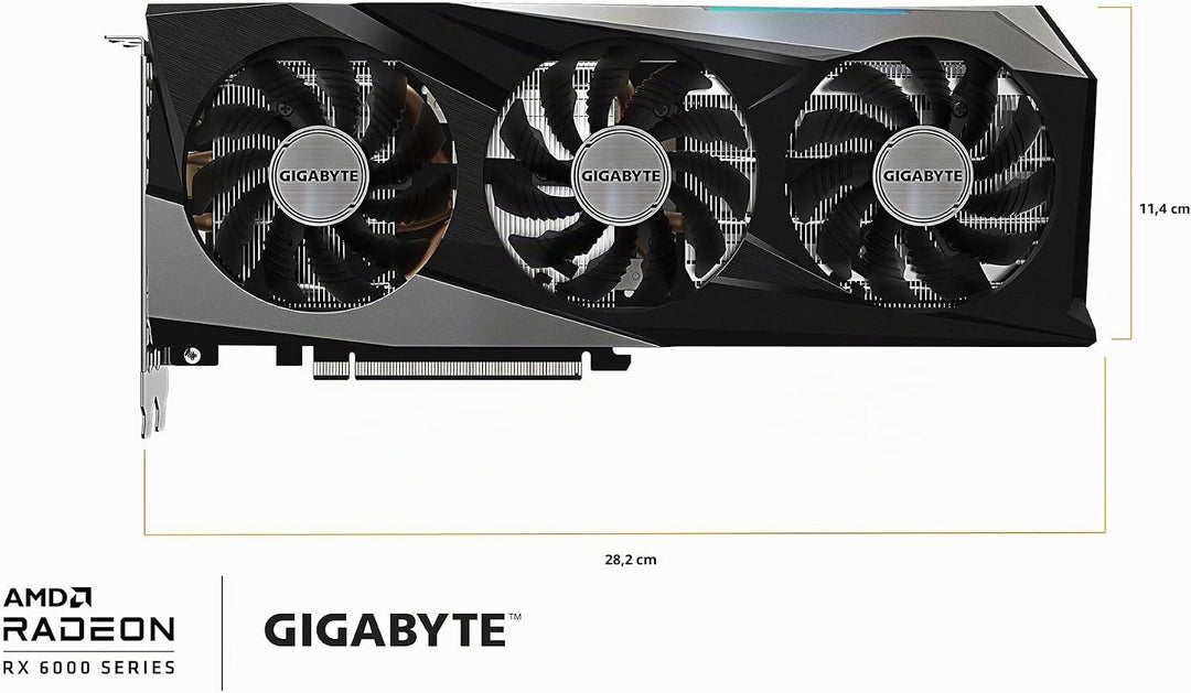 Gigabyte Radeon RX 6700 XT Gaming OC 12G Grafikkarte, WINDFORCE 3X Kühlsystem, 12GB 192-bit GDDR6, G