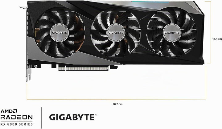 Gigabyte Radeon RX 6700 XT Gaming OC 12G Grafikkarte, WINDFORCE 3X Kühlsystem, 12GB 192-bit GDDR6, G