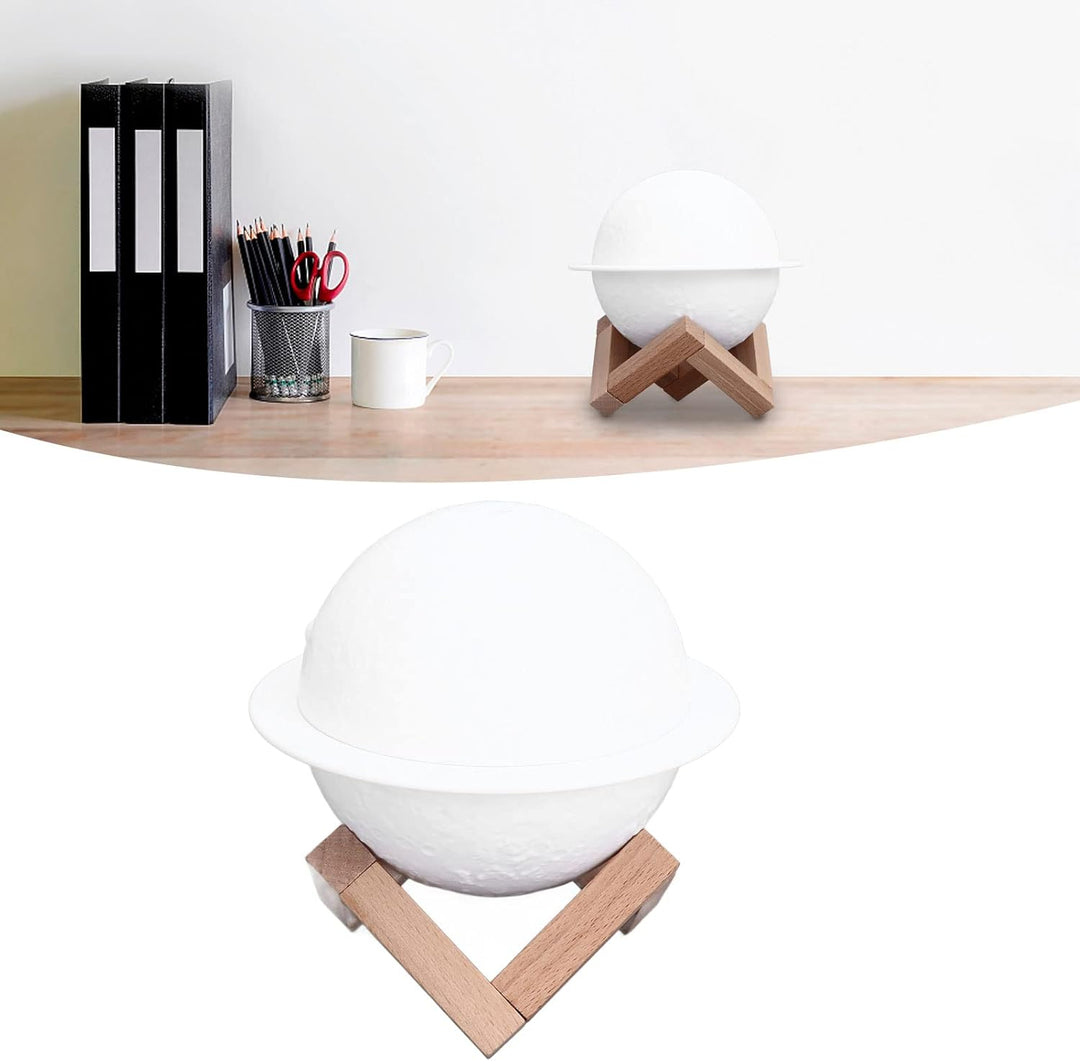 Haofy 2 in 1 Planet USB-Luftbefeuchter Safe 200 Ml 3-Farbiger Mini-Stumm-LED-Diffusor für ätherische