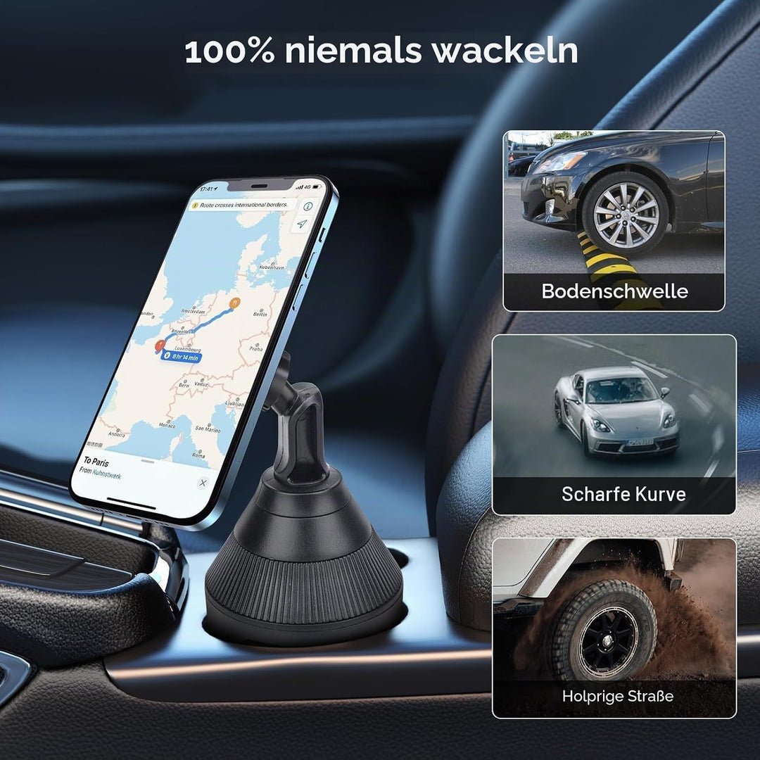 EEEKit Auto Getränkehalter Handyhalterung, Universal Magnetische Becherhalterung Kompatibel mit Mags
