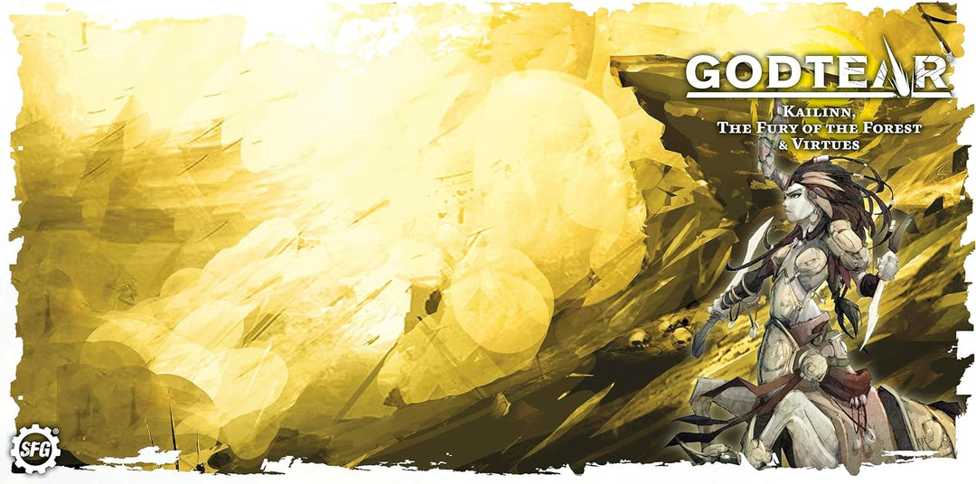 Steamforged Godtear: Kailinn, Die Wut des Waldes und Tugenden Maelstroms Champions Set, Kailinn, Die
