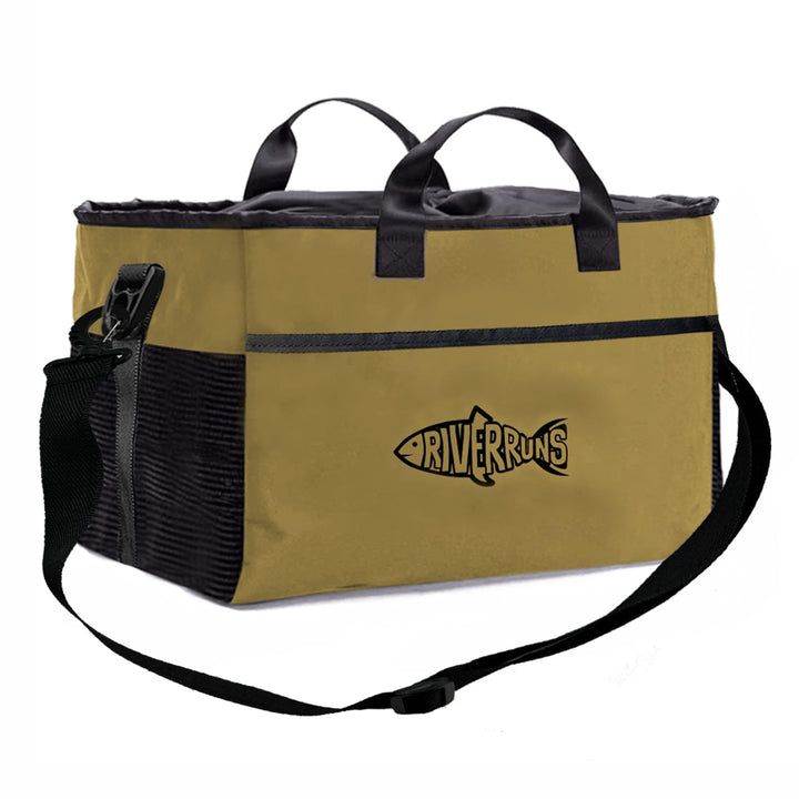 Riverruns Angeln Jagd Wathose Tasche mit belüftetem Netz, Wathose Stiefeltasche, Fliegenfischen Ruck