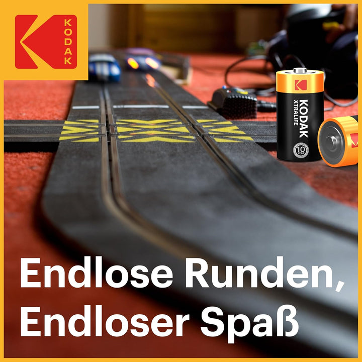 Kodak | Typ C Batterien | C Zellen LR14 Batterie | 12 Stück | Alkalibatterie | 1,5 V