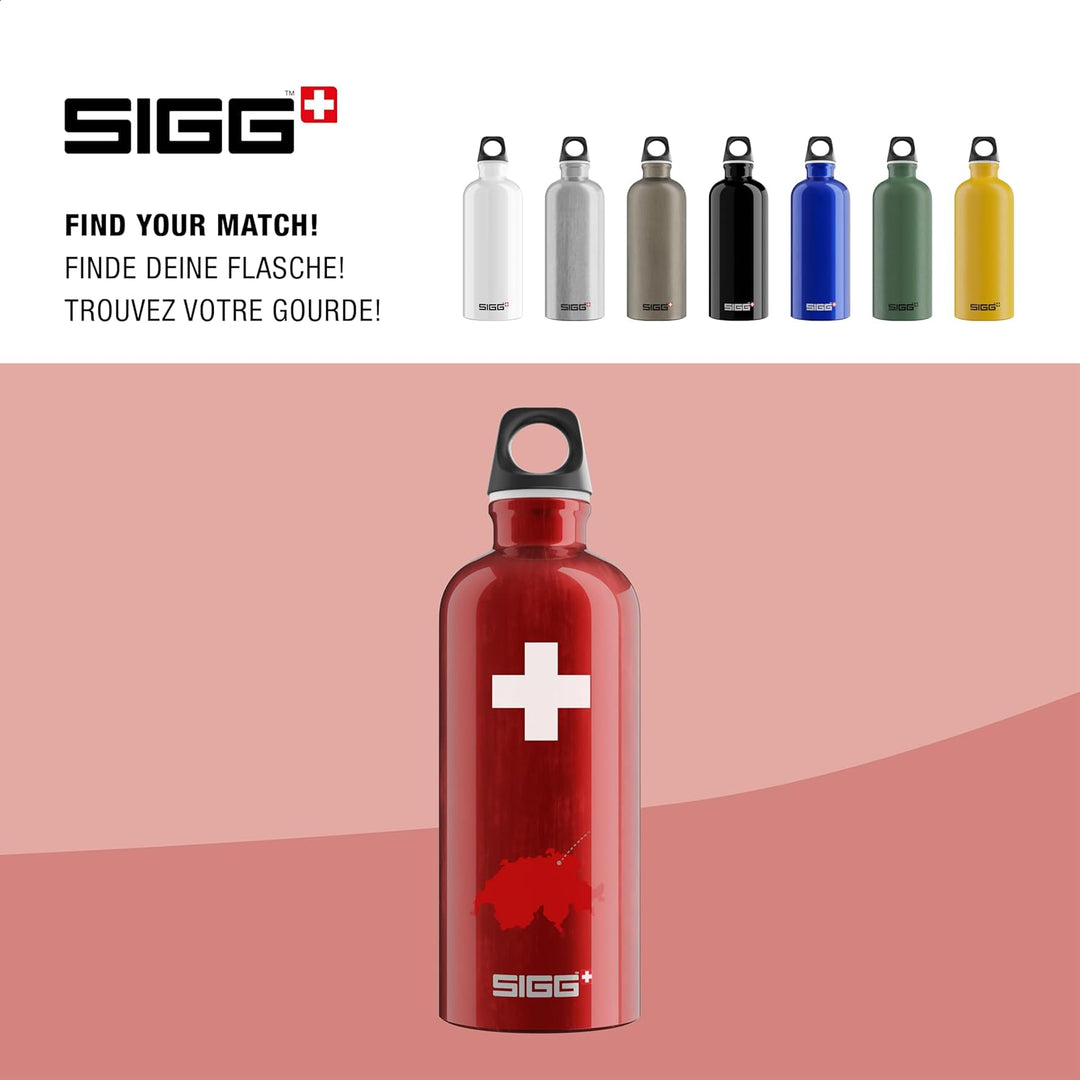 Sigg - Alu Trinkflasche - Traveller - Made in Switzerland - Climatpartner Zertifiziert - Kohlensäure