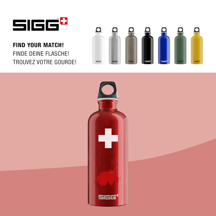 Sigg - Alu Trinkflasche - Traveller - Made in Switzerland - Climatpartner Zertifiziert - Kohlensäure