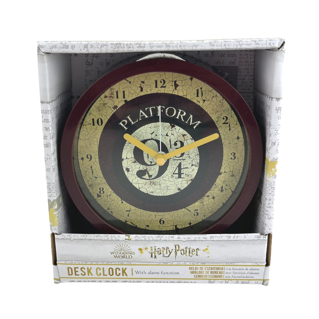 Harry Potter Wecker (Plattform 9 3/4 5") 12cm Durchmesser - Offizielles Lizenzprodukt