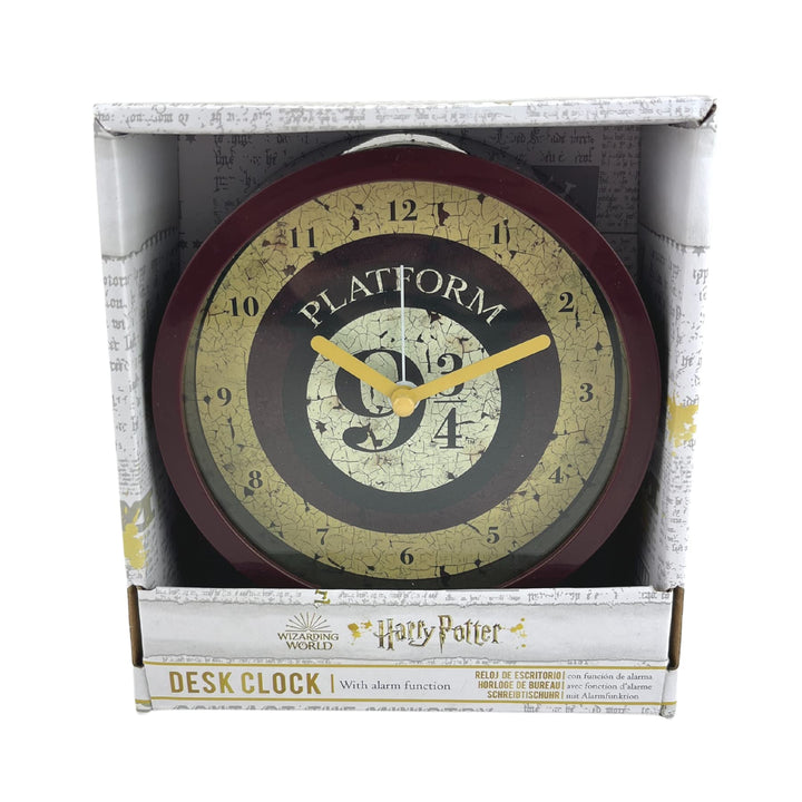 Harry Potter Wecker (Plattform 9 3/4 5") 12cm Durchmesser - Offizielles Lizenzprodukt