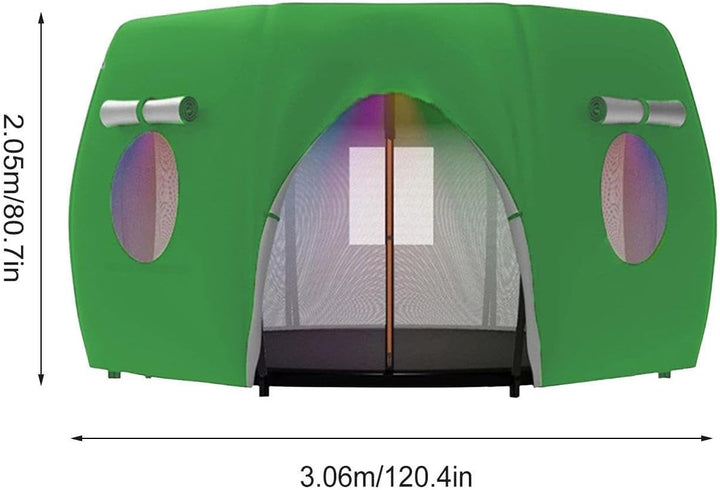 Schutzhülle für Trampolin – Zelt wasserdicht und UV-beständig – Trampolinblende aus Oxford-Gewebe |