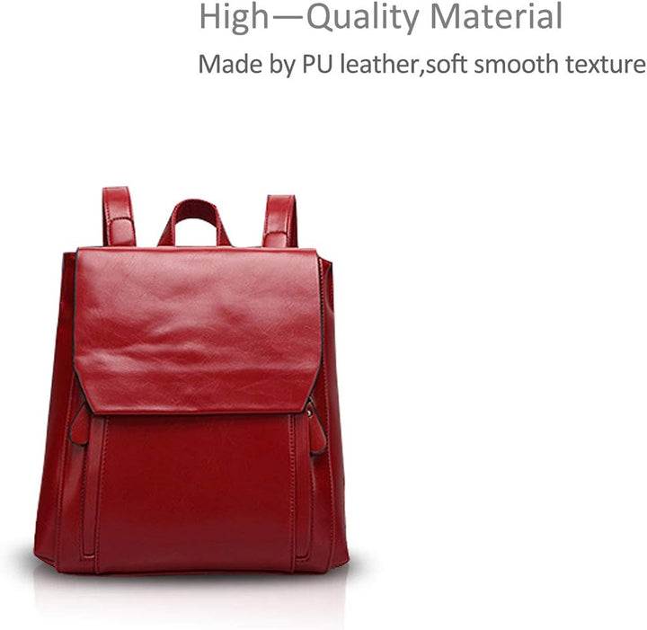 NICOLE&DORIS Mode Damen Rucksack Henkeltaschen Schulrucksack Reisen Daypacks Outdoor Tasche Weich PU