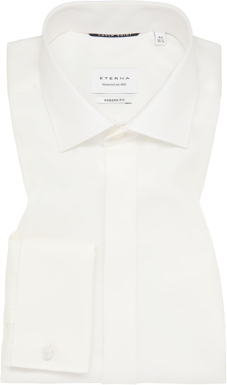 eterna Herren Cover Shirt MODERN FIT 46 Beige, 46 Beige