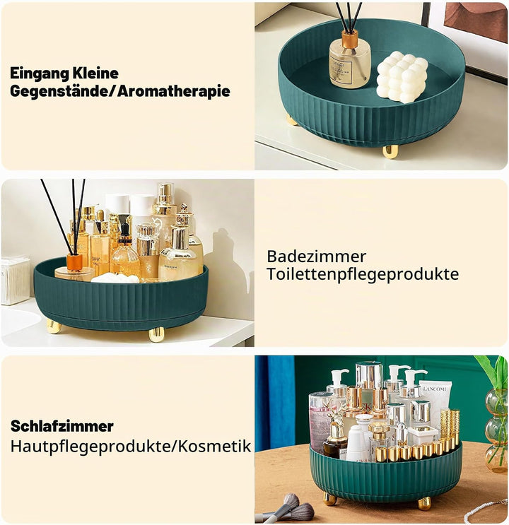 Rotating Makeup Organizer, 360 Rotating Organiser Spinner Tray, Rotating Lazy Susan Organizer is Per