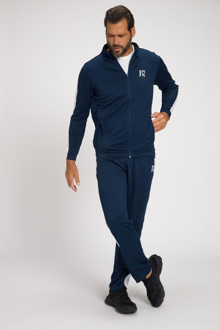 JP 1880 Herren grosse Grössen Übergrössen Menswear L-8XL Jay-PI Trainingsjacke, Fitness, Stehkragen,