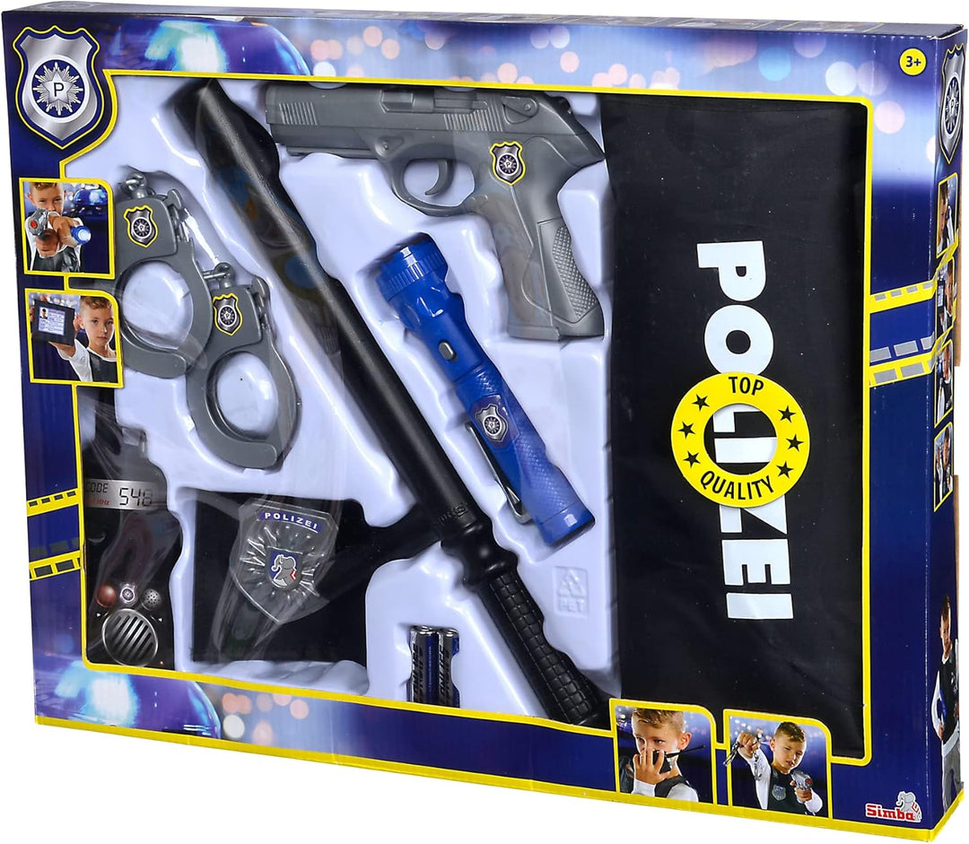 Simba 8102665 - Polizei Einsatzkommando Set, Schwarz, 48 x 36 x 5 cm