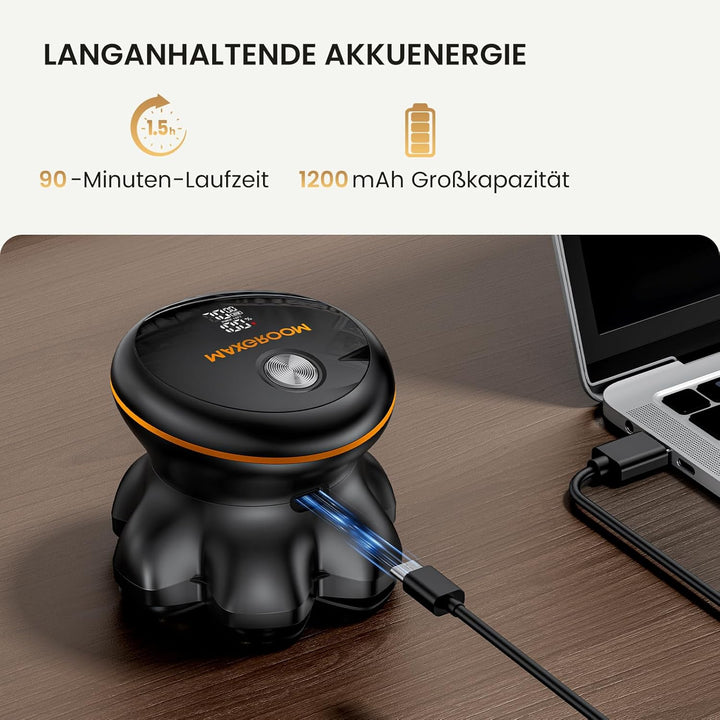 Glatzen Rasierer Herren,MAXGROOM 7D Glatzenrasierer, Wasserdichter Kopfrasierer Glatze,Magnetische K
