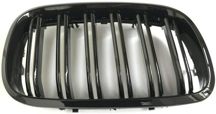 Kühlergrill für E70 E71 X5 X6 07–13, glänzend, Schwarz, 1 Paar