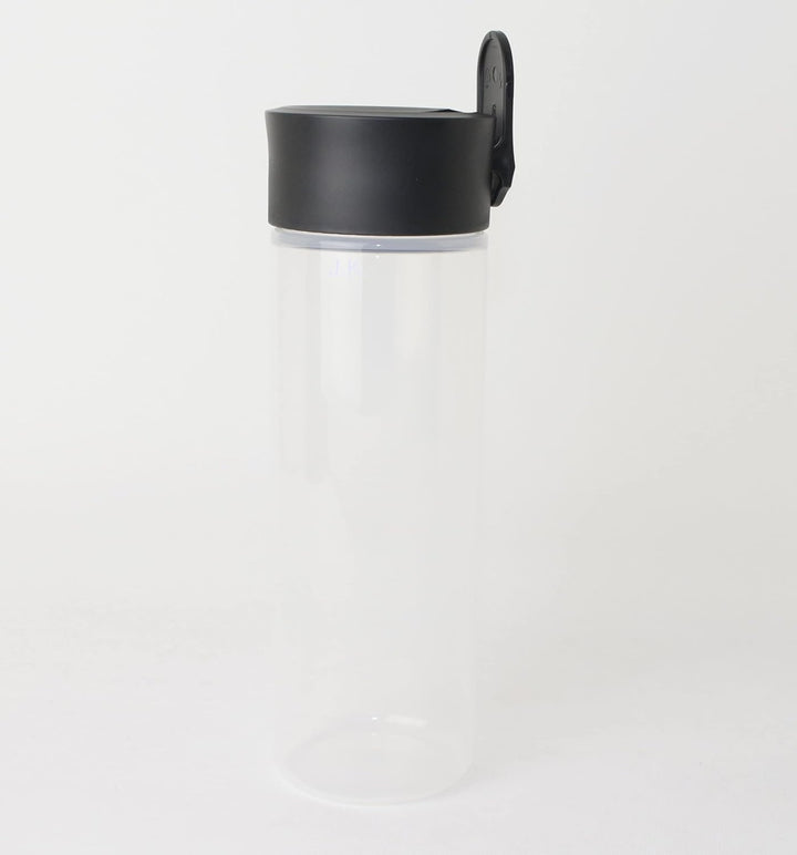 TUPPERWARE Quetschflaschen Öl/Essig Ausgiesser 360ml Schwarz/Transparent + Kugelschreiber metallic
