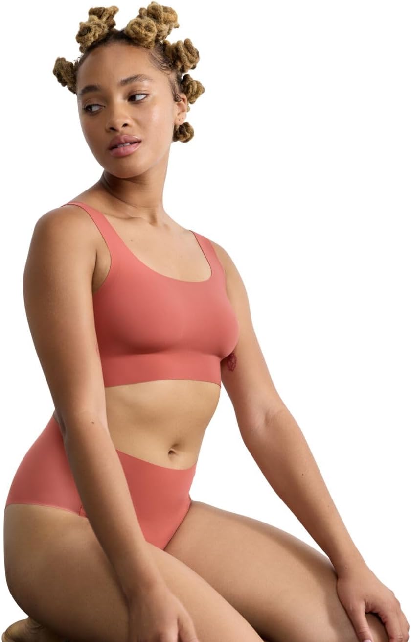 Sloggi Damen Undershirt XS Candid Orange, XS Candid Orange