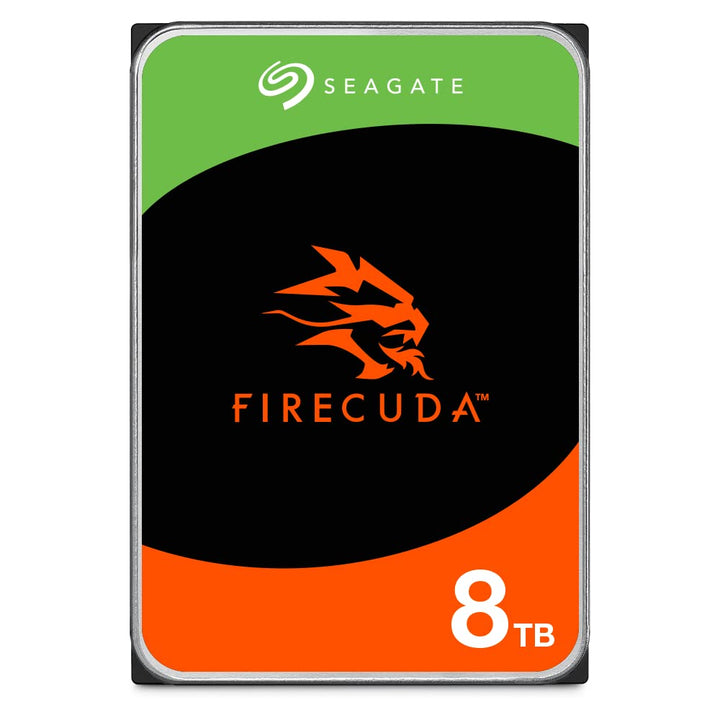 Seagate FireCuda 8TB interne Festplatte HDD, 3.5 Zoll, 7200 U/Min, CMR, 256 MB Cache, SATA 6GB/s, si