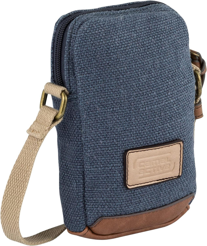 camel active, OAKLAND PI, Damen, Umhängetasche, S, Blau Blau 13,5 x 5,0 x 19,5 (LxBxH), Blau 13,5 x