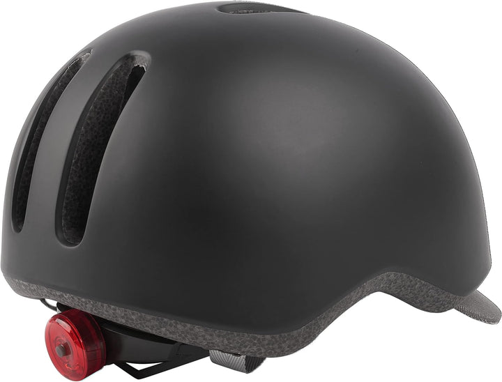 Polisport Unisex – Erwachsene Commuter Helm, Black matt/Grey, M
