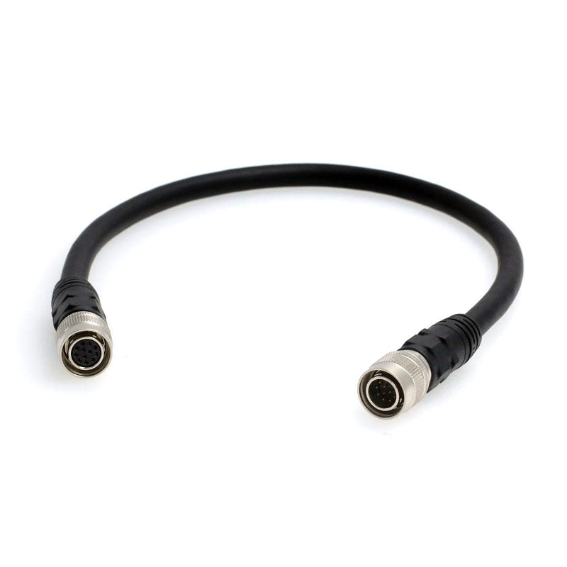 DXC-950 990 Kabel 12-polig Hirose Stecker auf Buchse für Sony Hitachi CCD Kamera (30 cm), 30 cm