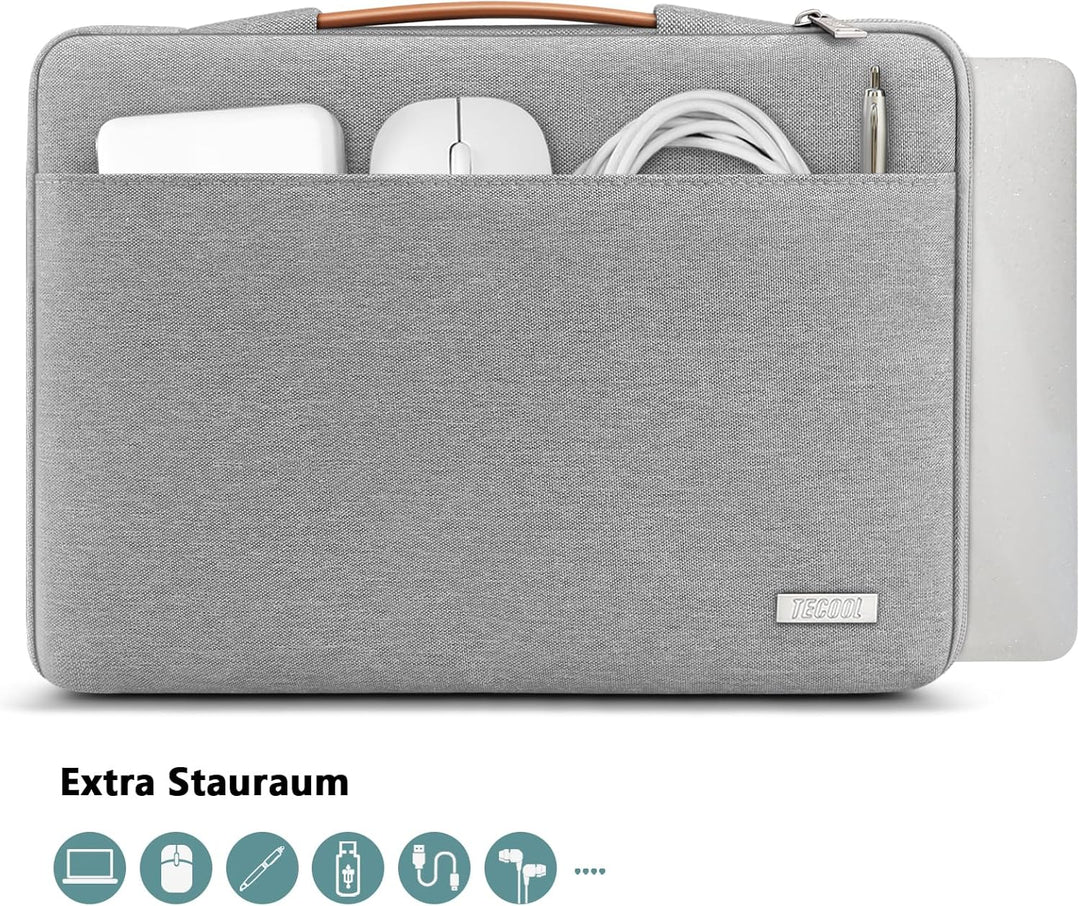 TECOOL 15.6 Zoll Laptoptasche Hülle Tasche für 15-15,6 zoll Laptop Notebook Lenovo Thinkpad Ideapad