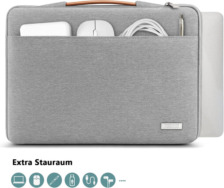 TECOOL 15.6 Zoll Laptoptasche Hülle Tasche für 15-15,6 zoll Laptop Notebook Lenovo Thinkpad Ideapad