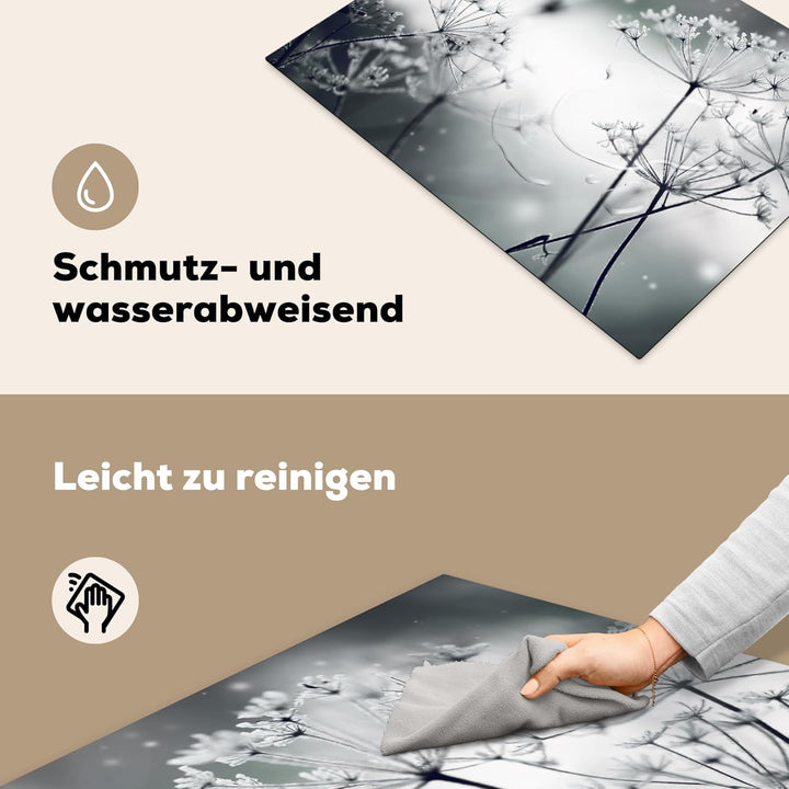 Herdabdeckplatte Einteilig Herdabdeckung Abdeckplatte für Ceranfeld Abdeckung Induktionskochfeld Auf
