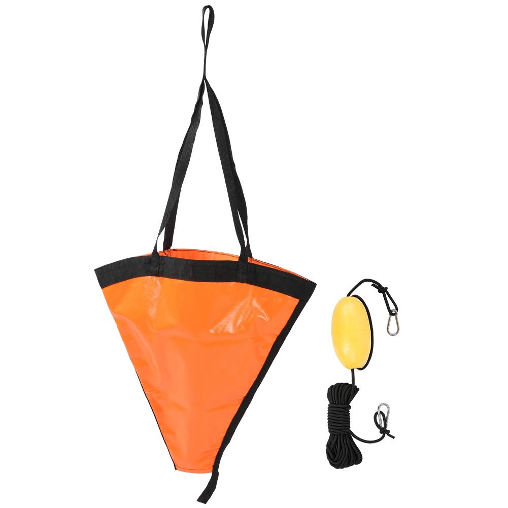 Bootsanker Set, 24 Zoll Drift Socke Sea Anchor Drogue, Heavy Duty Drift Anker mit Schwimmpunkt Leich
