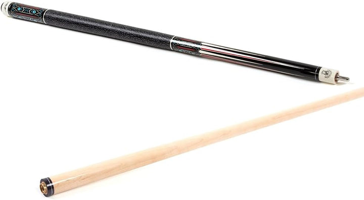 Riley Centurion American Billardqueue mit Leinenummanteltem Griff, 147 cm, 13 mm Spitzen-Gelenkschut
