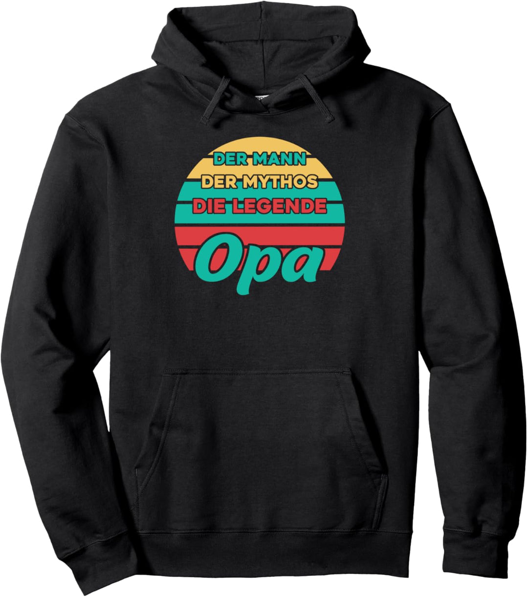 Mann Mythos Legende Opa Lustig Enkelin Oma Weltbester Pullover Hoodie