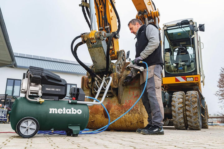 Metabo Druckluft-Fettpresse DFP 400 (601572000) Karton, Arbeitsdruck: 2 - 10 bar, Luftbedarf pro Hub