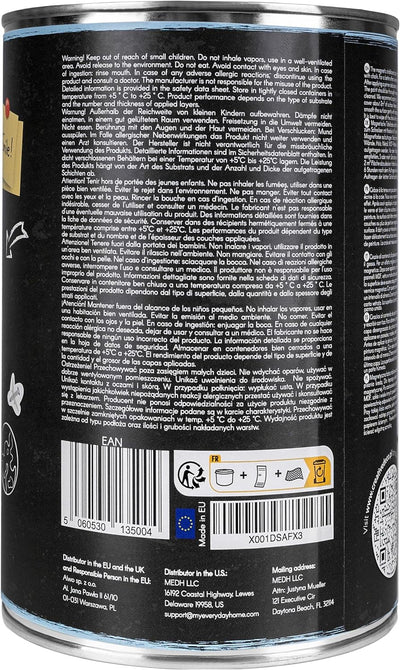Creative Deco Magnetisch Schwarz Wandfarbe Kreidefarbe Tafelfarbe | 1000ml | 2 m² Effizienz mit 3 Sc