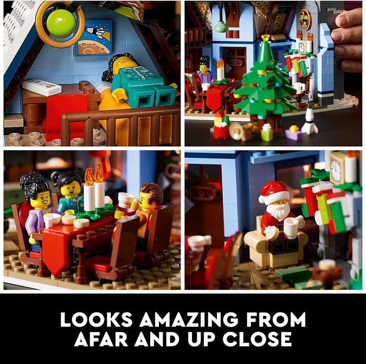 LEGO Santa’s Visit 10293 Building Kit (1,445 Pieces) Frustfreie Verpackung, Frustfreie Verpackung