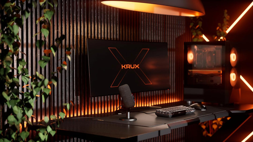 KRUX Empy, USB-Mikrofon, Kondensatormikrofon mit 4 Richtcharakteristiken (Niere, Kugel, Acht, Stereo