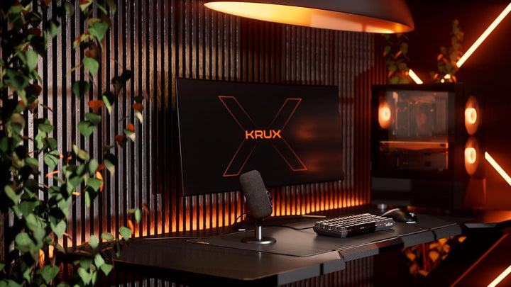 KRUX Empy, USB-Mikrofon, Kondensatormikrofon mit 4 Richtcharakteristiken (Niere, Kugel, Acht, Stereo