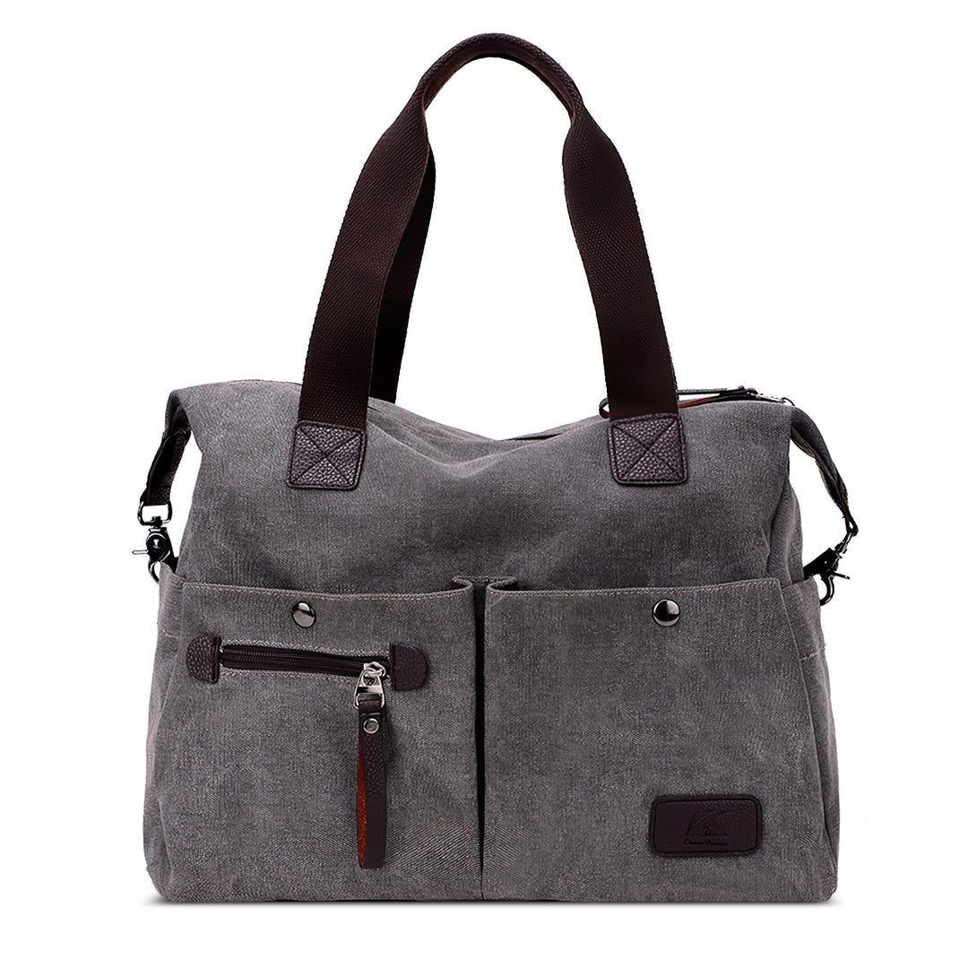 DIRRONA Mode Damen Canvas Handtasche Canvas Schultertasche Beiläufig Hobo Tasche Schule Einkaufen Tr