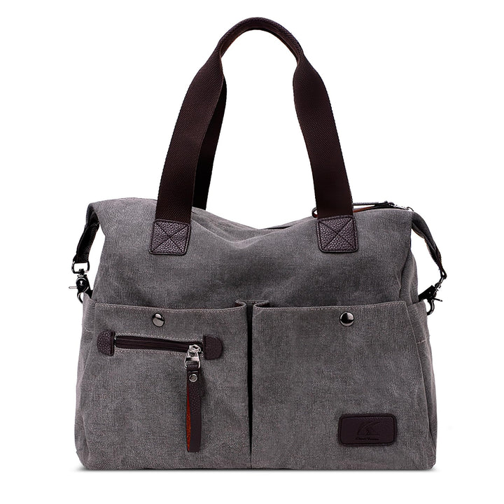 DIRRONA Mode Damen Canvas Handtasche Canvas Schultertasche Beiläufig Hobo Tasche Schule Einkaufen Tr