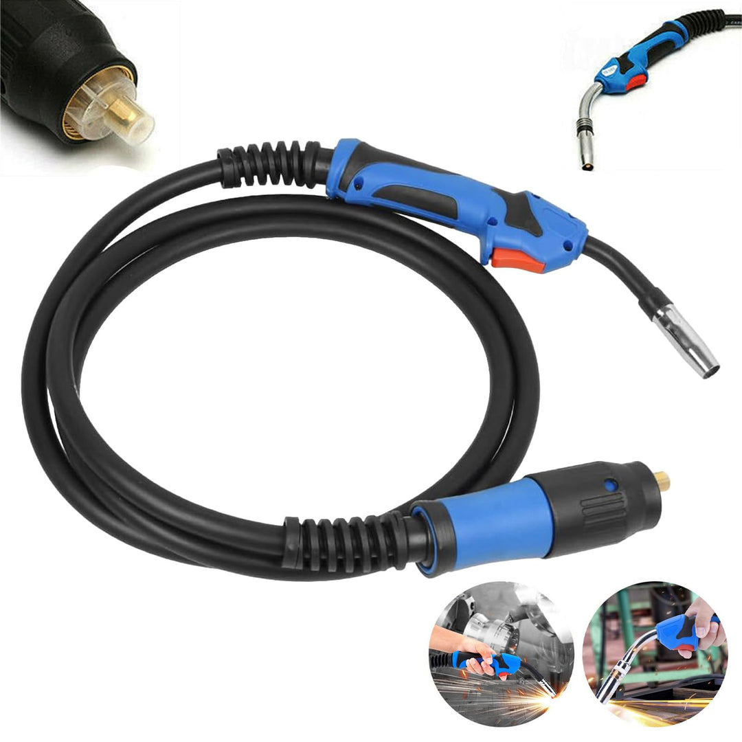 MIG MAG Schweissbrenner MB 25KD, Schlauchpaket Schutzgas 4M, Euro Zentralanschluss, Schweissgerät MI