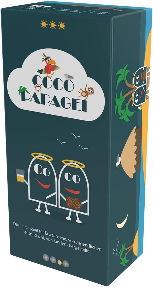 Hiboutatillus | Coco Papagei | Partyspiel | Kartenspiel | 3+ Spieler | Ab 18+ Jahren | 30-45 Minuten