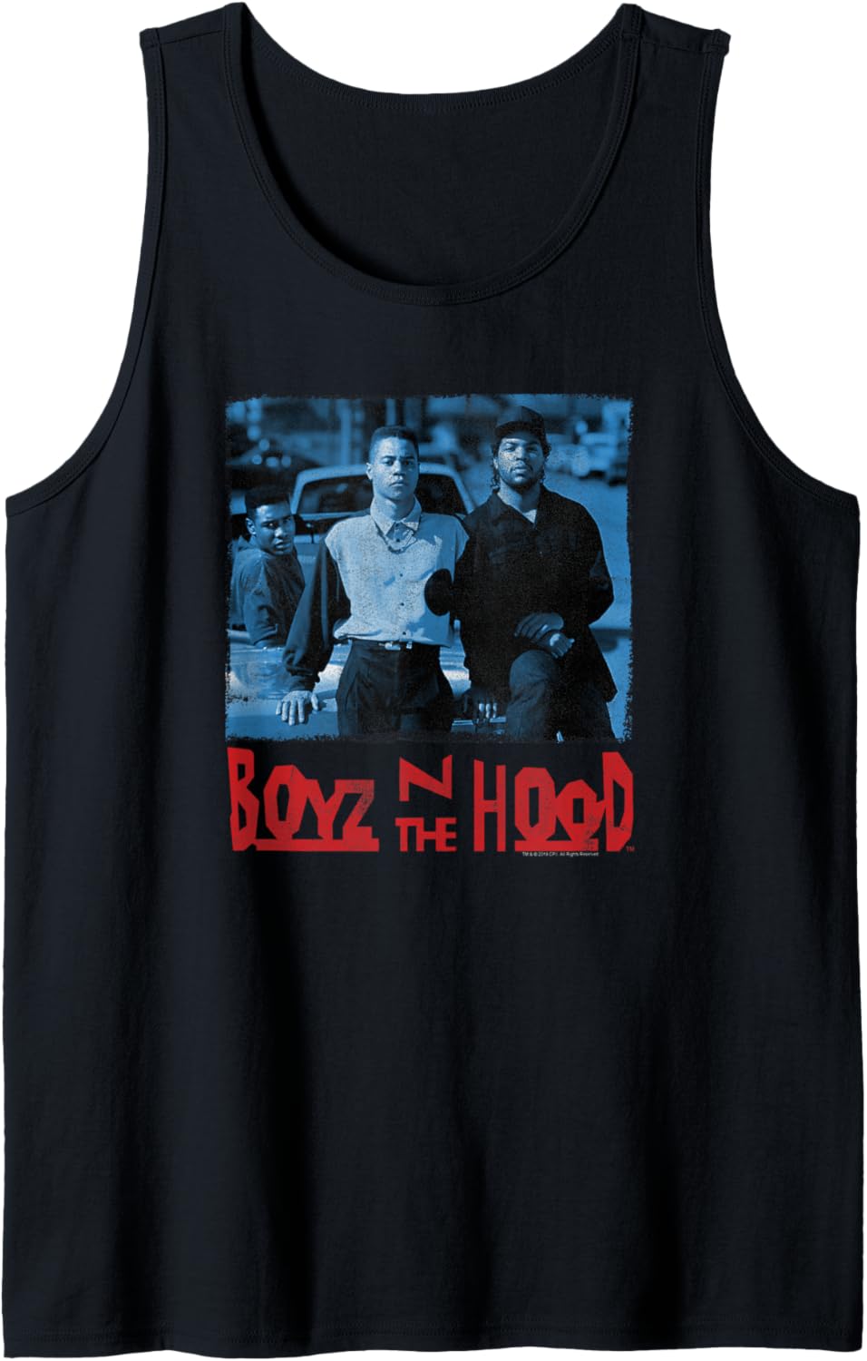 Boyz n the Hood Rot und Blau Tank Top
