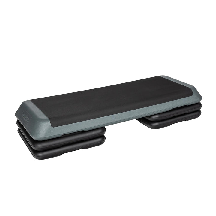 TREXO Stepper Aerobic Schritt für Cardio Fitness Stepper für Zuhause Einstellbare Höhe 10|15|20 cm H