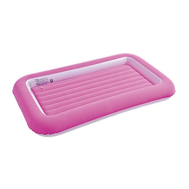Avenli 85490 Luftmatratze für Kinder, Einzelbett, beflockt, Rosa, 152 cm x 89 cm x 17,5 cm