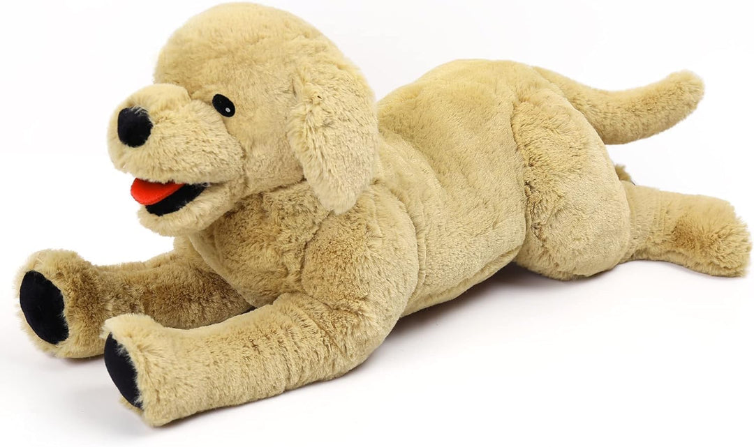 LotFancy Kuscheltier Hund Plüschtier 53cm, Stofftier Hund Golden Retriever, weich kuschelig Geschenk
