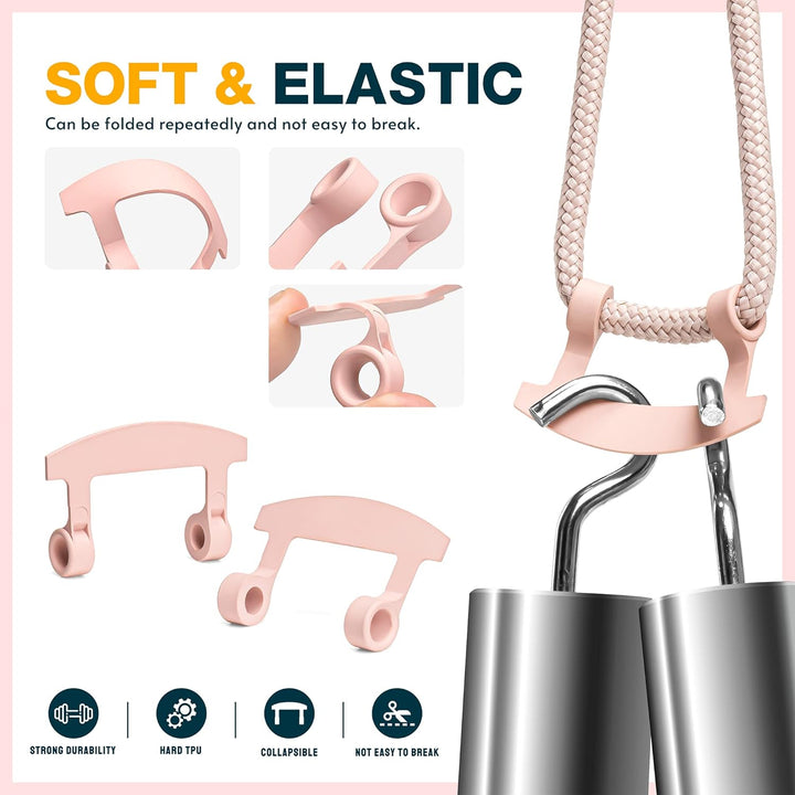 Lawonda Kompatibel mit iPhone 11 Pro Max Hülle, Handykette mit abnehmbarem Band Hülle Seil Necklace