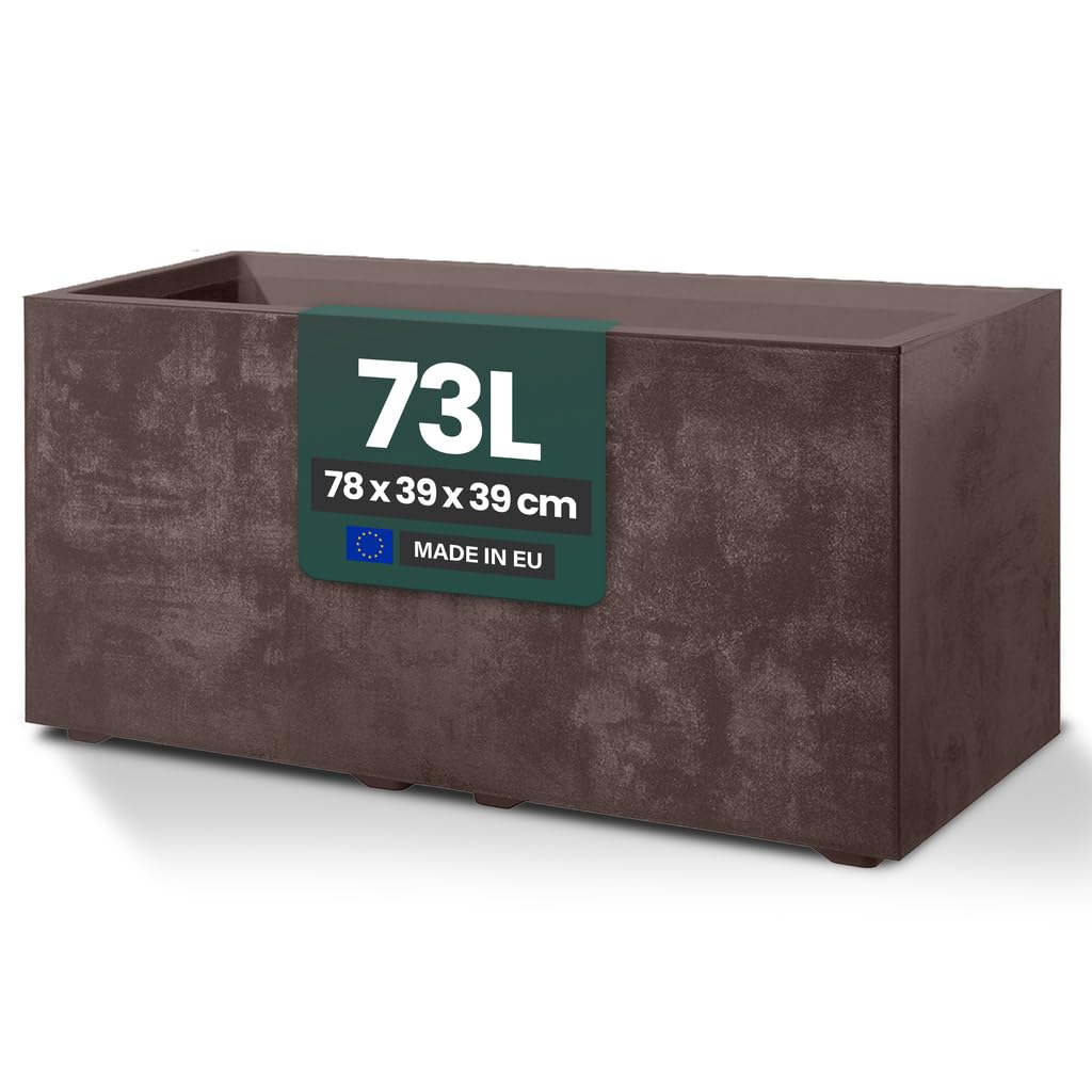 Kreher XL Pflanzkasten Millennium in verschiedenen Formaten und Farben. Tolle Naturstein Optik in Br