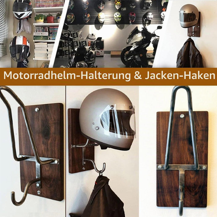 Helmhalterung Wand Multifunktionaler Motorradhelm Halter,Motorradhelm Halterung Fahrradhelm Halterun