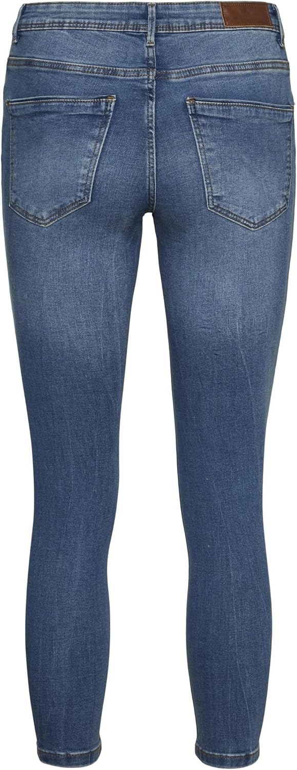 VERO MODA Damen Jeans XS / 36L Medium Blue Denim, XS / 36L Medium Blue Denim
