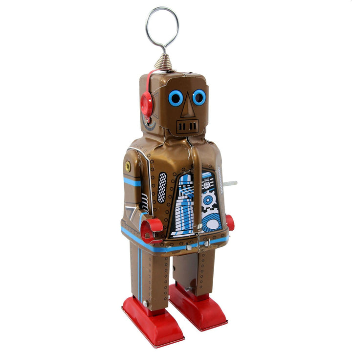 Freak Scene Superfreak Roboter - Space Robot - braun - Blechroboter - Retro Blechspielzeug, Braun