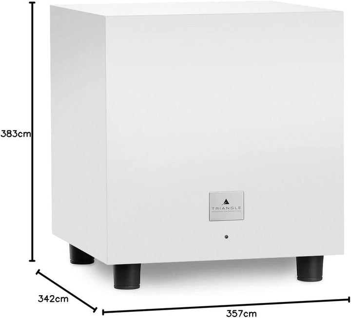 TRIANGLE – Tales 340 Subwoofer mit 200W Verstärker – Bassreflex – 25 cm Lautsprecher – Cinch/LFE-Ein